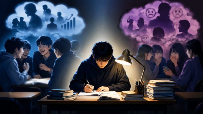 群れる受験生ほど、成績は伸びない