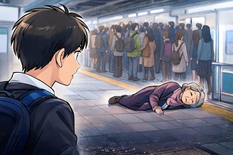 倒れたおばあさんと医学部面接